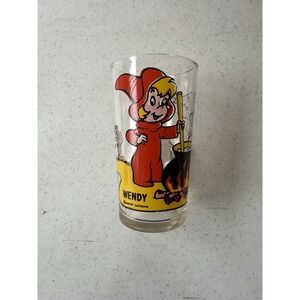 Pepsi Collector 1970s Vintage WENDY THE GOOD LITTLE WITCH Glass 5" Tall‎ 10oz